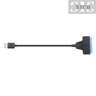 Cable adaptador usb a SATA adaptador de disco duro convertidor Cable pulgadas SATA HDD SSD Cable adaptador para portátil (8)