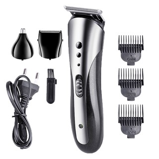 evertoner 3 en 1 recargable clipper profesional impermeable barba nariz trimmer para hombres maquinilla de afeitar peluquería máquina de corte de pelo cuidado