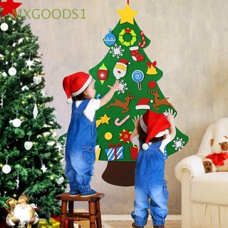 Mxgoods1 Ornamentos colgantes/árbol De navidad De fieltro creativo brillante Feliz Para niños