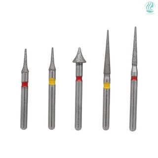 5 unids/set dental de alta velocidad diamante burs ortodoncia interproximal esmalte conjunto dentista herramientas material de laboratorio dental (1)
