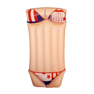 mnxxx 1,8 m/71 pulgadas adulto herramienta de juego de agua en forma de bikini piscina flotador bomba de aire piscina balsa (5)