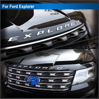 Calcomanía de coche con Logotipo del Alfabeto 3d de cromo Para Ford Explorer 2010 @2018 accesorios Para coche/accesorios Para coche