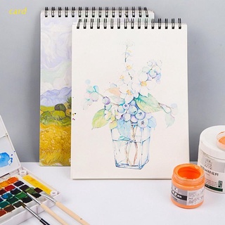 card 50Sheets A4 Paper Watercolor Sketch Book Notepad Painting Drawing Diary Notebook