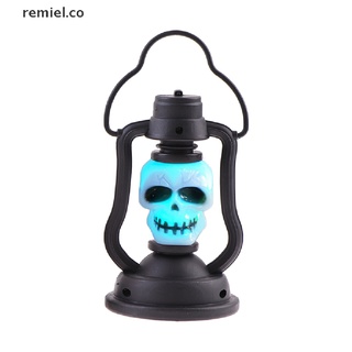 [remiel] lámpara led de calabaza fantasma para colgar velas aterradoras decoraciones de halloween [co] (5)