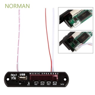 Norman Slot/USB/FM TF Radio circuitos de Audio decodificador junta MP3 altavoz de música remoto USB alimentación para coche Micro WMA módulo/Multicolor