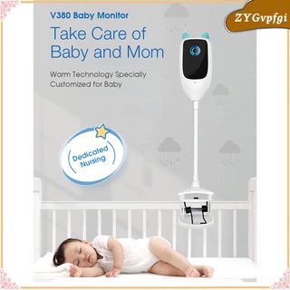 Monitor De Bebé Con Detección De Llanto Seguimiento De Movimiento 1080P WiFi Pet Cámara