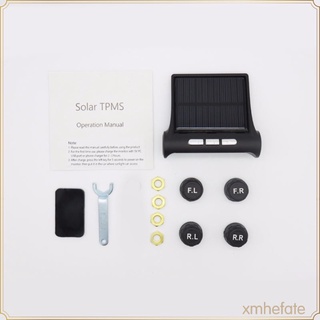 energía solar auto coche neumático monitor de presión de neumáticos monitor de neumáticos sensor externo