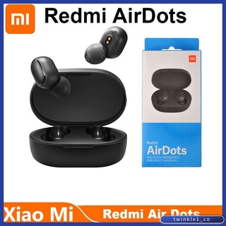 Xiaomi Redmi AirDots 5.0 TWS BT 5.0 Auriculares MI True Auriculares inalámbricos Basic 2 Modo de juego Enlace automático Control AI twinkle1_co