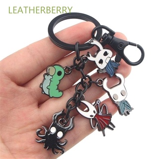 LEATHERBERRY Special Hollow Knight Keychain Car Keyring Keyrings Game Hollow Knight Collectible Fans Gifts Key Rings Alloy Cartoons Decoration Octopus Pendant