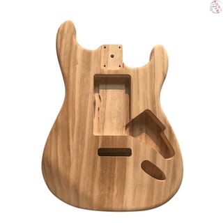 tipo de madera pulida guitarra eléctrica de arce barril cuerpo sin terminar guitarra eléctrica barril