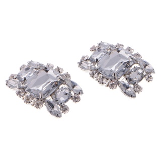 R-r 2 pzs broches de cristal de aleación de diamantes de imitación elegantes hebillas adornadas decoración de moda