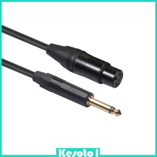 Cable De micrófono-Xlr Brkesoto1 hembra Para Jack 6.35/6.5mm (1/4 pulgadas) enchufe Macho 3m