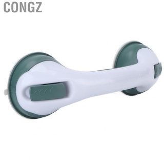 congz bañera pasamanos tipo succión antideslizante seguridad barra de mano ancianos accesorio de baño verde blanco (1)