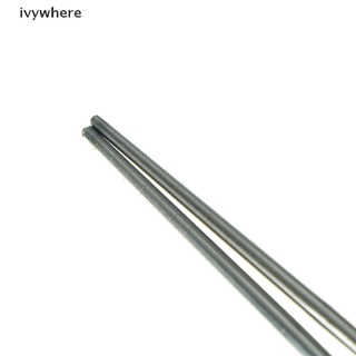 ivywhere 1 par de palillos chinos de acero inoxidable con diseño antideslizante (2)
