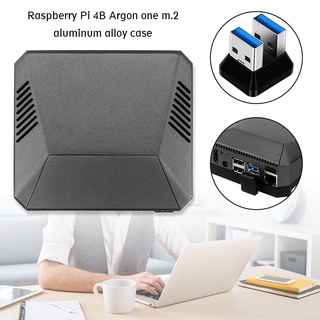 (ShoppingEverydays) Argon One M.2 caja de Metal SSD adaptador ventilador de refrigeración caja para Raspberry Pi 4B