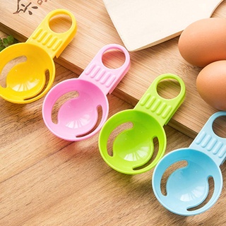 1pc creativo Color corto mango huevo clara separador de cocina huevo procesamiento separador de huevos cocina hornear herramientas (1)