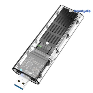 Caja de carcasa de disco duro externo USB3.0 NGFF para B-KEY M.2 SDD (9)