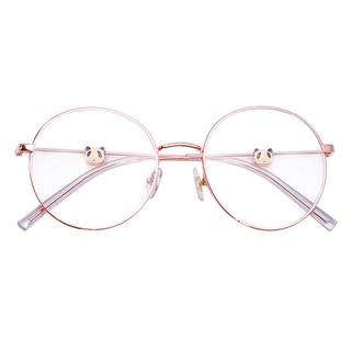Gafas de miopía de moda con gafas graduadas marco femenino estudiantes coreanos Anti-azul luz y a prueba de radiación gafas de Panda marea femenina (5)