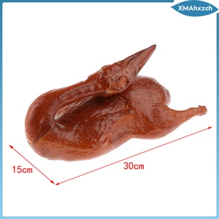 Realistic Artificial Food PVC Fake Roast Chicken Duck (9)