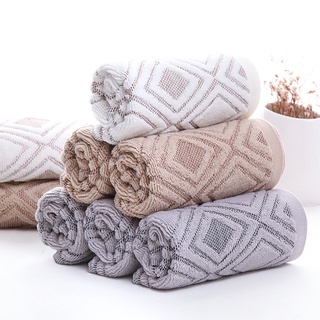 bluelans toalla de mano amigable con la piel anti-descoloración de algodón engrosado toalla de baño suministros para el hogar (7)