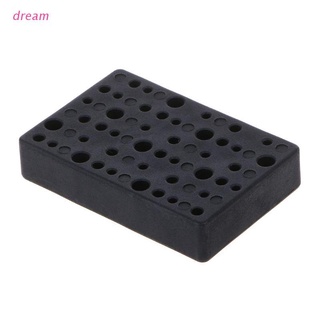 dream 45 agujeros eléctrico broca de almacenamiento bloque caja de taladro cabeza de taladro titular organizador caso
