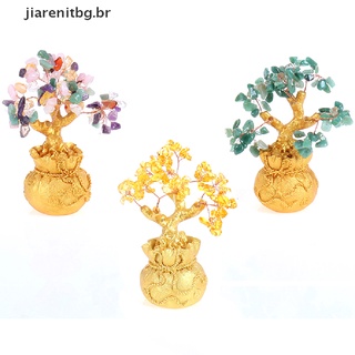 Jia Feng Shui árbol De Citrino amarillo De Cristal De la suerte Para decoración