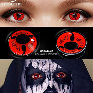 EYESHARE Cosplay Lentes De Contacto Para Ojos Serie Roja Halloween Show Cosméticos Maquillaje Uso Anual