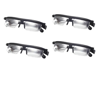 4 pares de gafas presbópicas ajustables lector gafas de enfoque variable visión