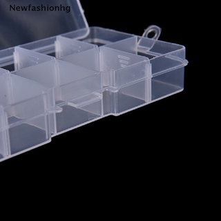 (newfashionhg) caja de almacenamiento de joyería ajustable de 10 ranuras para manualidades, organizador de cuentas en venta