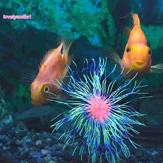 Nuevo* Mini bola de Coral simulada fluorescente decoración suave Coral falso fácil limpieza para uso doméstico