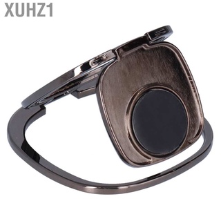 Xuhz1 Phone Ring Holder Finger Stand 360° Rotation Metal Back Grip Foldable Cell for Desktop