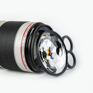 caleidoscopio de mano de vidrio prism 77 mm cámara filtro de vidrio efecto filtro slr