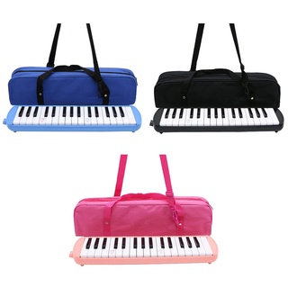 qi mei 32key piano teclado armónica con bolsa oxford rosa