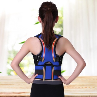 ❅READY❅Unisex Adults Adjustable Back Brace Support Posture Corrector Shoulder Belt