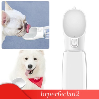 [BRPER2] Botella de agua para perros, dispensador de agua, multifuncional perro gato cachorro comedero cuencos con recipiente de alimentos,