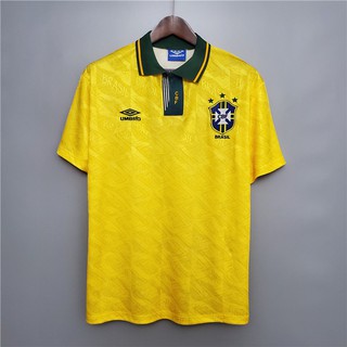 Camiseta De fútbol retro Brasil 1991/1993 la mejor calidad tailandesa