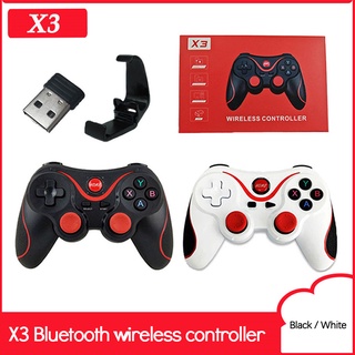 X3/T3 Bluetooth compatible Con Gamepad Inalámbrico Joystick Joypad Controlador De Juego Para PC Android iPhone W (3)