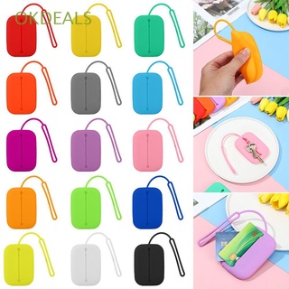 okdeals creative key pouchs - monedero de silicona para llaves, multifunción, mini tarjeta, organizador de llaves, bolsa de llaves, multicolor
