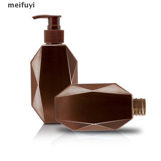[meifuyi] champú prensa botella de gel de ducha líquido recargable portátil dispensadores de jabón vacío 439co