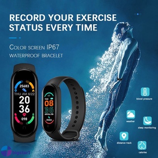 Reloj inteligente xiaomi Miband deportivo M6 Bluetooth con monitor de frecuencia cardiaca/monitor de presión arterial HUGESTAR1
