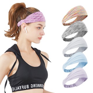 Women Sweatband Sports Headband Yoga Fitness Running Antiperspirant Belt (1)