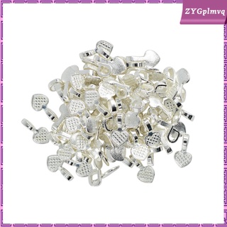 100 x colgantes en blanco hechos a mano collar de ajuste base de joyería accesorio