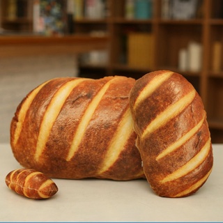 [9.9] almohada de pan de simulación 3d hd impresión de mantequilla pan almohada de peluche juguete suave almohada