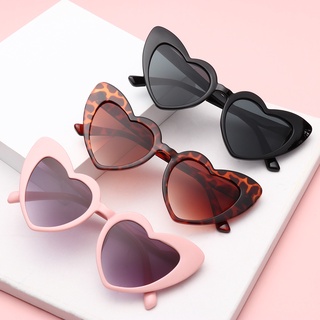 producción accesorios de mujer gafas de sol en forma de corazón moda uv400 protección vintage gafas de sol de las mujeres clout gafas de sol retro amor corazón gafas de sol (9)
