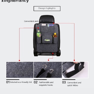 XFCO Universal Car Back Seat Storage Bag Organizer Trunk Elastic Felt Storage Bag New (6)