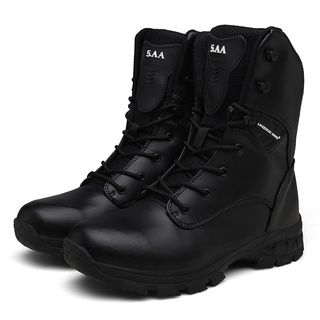 5aa Swat táctica bota botas de combate botas militares impermeables botas del ejército de los hombres al aire libre senderismo combate Swat Boot Kasut tentera zapatos de entrenamiento (1)