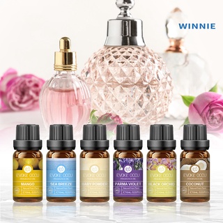 [winnie] 10 ml de aceite de fragancia a prueba de fugas de aire extracto natural fragante difusor de perfume aceite esencial para humidificador