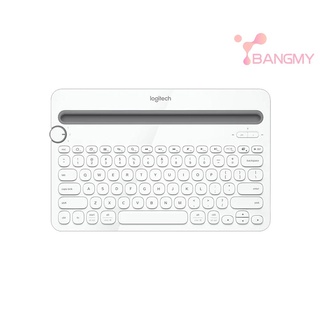 Logitech K480 teclado inalámbrico BT portátil Ultra delgado teclado de oficina Compatible con Windows/Mac/Android/Chrome OS/iOS blanco