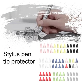 8Pcs Tablet Stylus Touch pluma punta caso de silicona funda protectora para Apple Pen