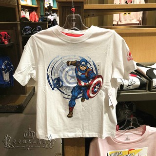 Shanghai Disney Shopping Domestic Marvel capitán américa de dibujos animados lindo niños camiseta de manga corta